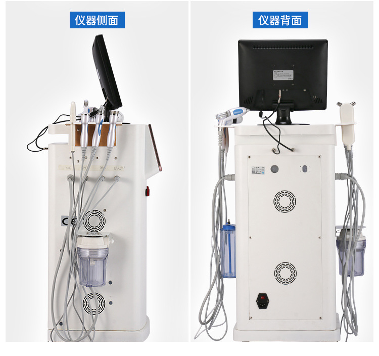 皮膚水氧管理系統(tǒng)側(cè)面及背面實拍